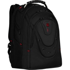 Wenger IBEX Rygsæk 17" - Slidstærk Polyester Balistik, Sort - Optimal Beskyttelse og Stil!